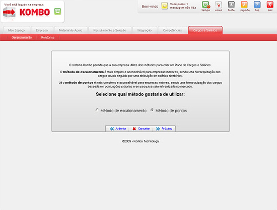 Avalia&ccedil;&atilde;o dos cargos