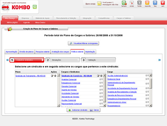 Controle de sindicatos
