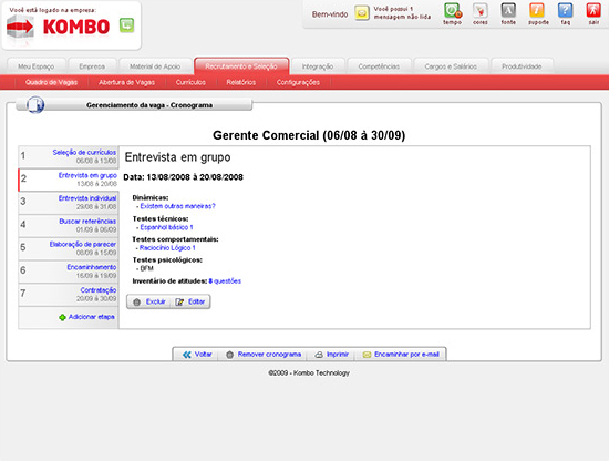 Material de apoio integrado